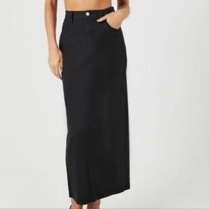 PASIA Black Denim Skirt (13-14)